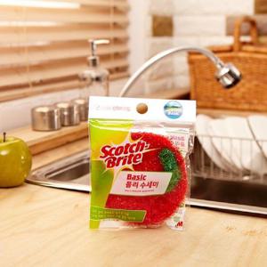 3M 베이직폴리 수세미 자두 SBB