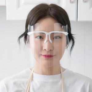 보안경 안면보호 안경 페이스 쉴드 안경테1개-필름5개