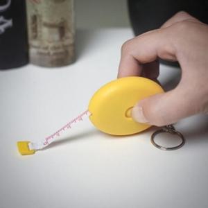 워킹자 줄자 동글이 열쇠고리 줄자(1.5M) 허리줄자