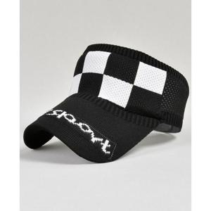 G125693_체크니트 스포츠 썬캡 골프모자