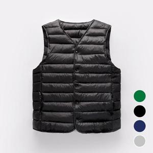 깔끔 이너 남성 패딩조끼 URD-155