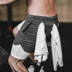 OHS-TMS2377 남자 허리밴딩 헬스 반바지