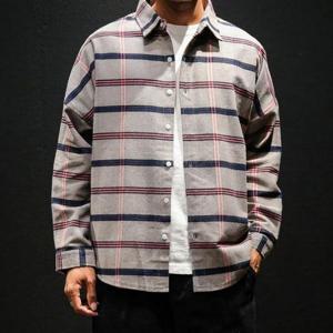 남성남방 남여공용 캐주얼셔츠 체크패턴 봄신상 3컬러 INSUM33N