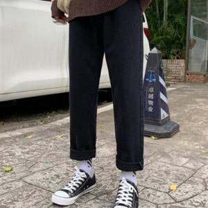 남자청바지 와이드핏 데님팬츠 롤업 일자긴바지 IS-DP20