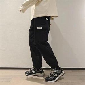 허리밴딩 트레이닝카고팬츠 와이드팬츠 조거 IS-PA23