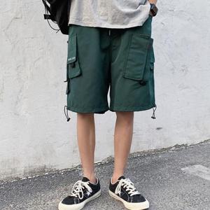 남성 5부팬츠 캐주얼 포켓 카고 반바지 INSUM56