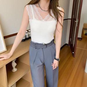 [써니 패션] 여성 레이스  민소매 이너 나시티 2개