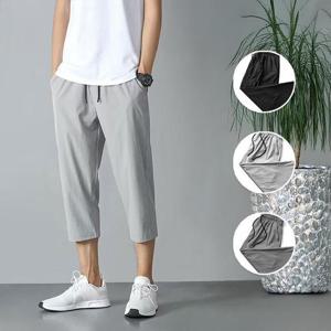 [써니 패션] 남자 여름 아이스 7부 밴딩팬츠 바지