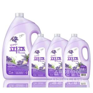 피죤 섬유유연제 바이올렛 가든 3100ml x 4개 SD