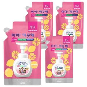 아이깨끗해 핸드워시 레몬향 리필 450ml x 4개 SD