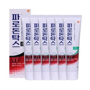 파로돈탁스 데일리 후로라이드 치약 100g 6개 SD