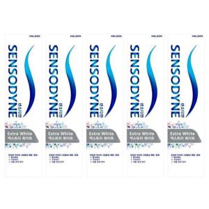 센소다인 엑스트라 화이트 치약 120g x 5개 화이트닝 민감성 코스트코 치약