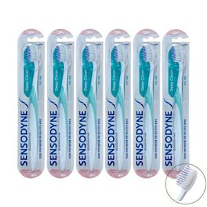 센소다인 딥클린 초 미세모 칫솔 6개 시린이 민감성 치아
