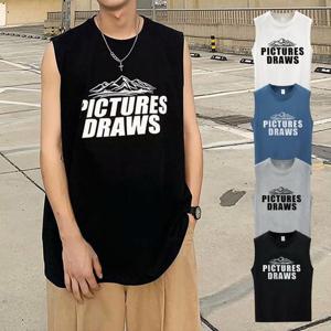 [짝꿍닷컴] 여름 민소매 마운틴 스트릿 나시 티셔츠 BM-063