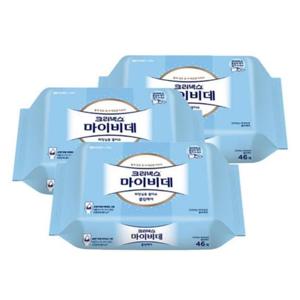 크리넥스 마이비데 화장실용 물티슈 리필 46매 10팩SD