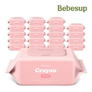 베베숲 크레용피치 70매 캡 20팩(70gsm)