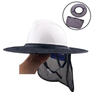 여름 안전모 햇빛 가리개 안전모썬캡 목그늘 그늘막