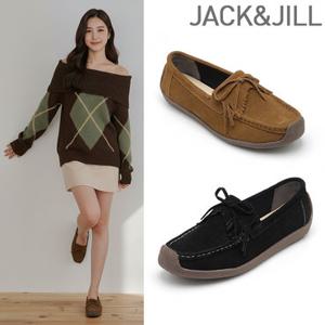 잭앤질 소가죽 리본태슬 로퍼(JC5520)