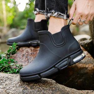 [짝꿍닷컴] 에어쿠션 기능성 미들 베이직 레인부츠 레인28