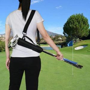 [키린] 하프 골프 휴대용 연습장 골프백 스크린골프장