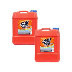 [수퍼테크] 대용량 액체제세 14L x 2개 대용량 일반드럼 겸용