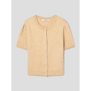 (325X5ALY2E) [에잇세컨즈] 헤어리 반소매 카디건  옐로우