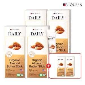 [바이퀸] 유기농 아몬드 버터 스틱 6상자
