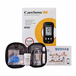 케어센스N 혈당계 세트(기계+시험지10매+침10개)측정D