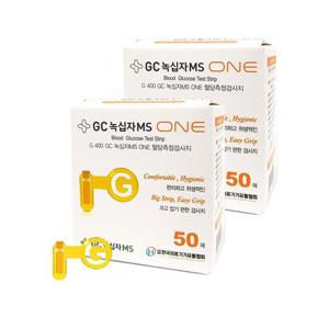 GC녹십자MS ONE 혈당시험지 100매/원코드측정 당체크D