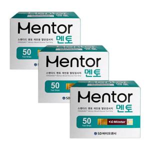 SD 스탠다드 멘토 혈당측정 당뇨시험지 150매 검사지