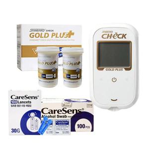 SD체크골드 플러스 혈당계+혈당지50매+솜100+침110