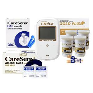 SD체크골드 플러스 혈당계+혈당지150매+솜100+침110