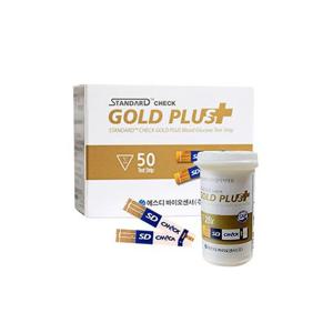 SD체크골드 플러스 혈당측정지 50매 당체크 검사지