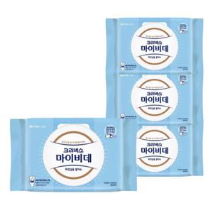 마이비데 물티슈 대용량 캡형 60매 x 4팩 클린케어 화장실용 비데용 물에녹는 비데티