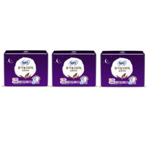 쏘피 유기농 100% 순면커버 생리대 슈퍼롱 10P x 3팩