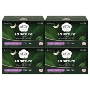 [좋은느낌] 좋은느낌 라네이처 수퍼롱 오버나이트 10개 x 4팩