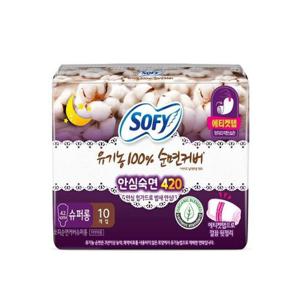[쏘피] 쏘피 유기농 순면커버 수퍼롱 10개x 6팩