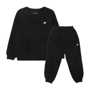 뉴발란스키즈트레이닝세트 PQC NK9YFB412U-19 ESSENTIAL 스몰로고 포인트 기모 스웨트 셋업