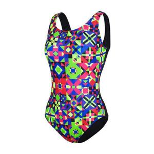 XBLUE 여자 아쿠아로빅 원피스 수영복 Z64592 레저룩