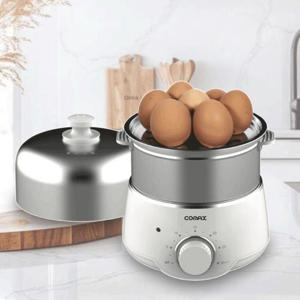 코멕스2550 다용도 2단 스텐찜통 계란찜기 위생 달걀 스티머