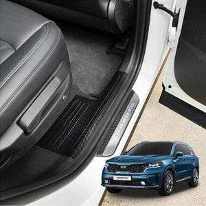 쏘렌토MQ4 블랙 카본 도어스텝 커버