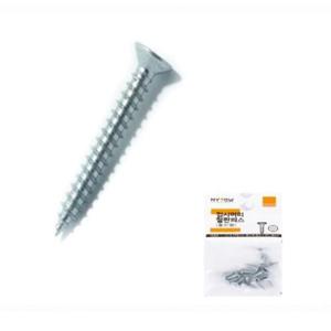 접시머리 외날피스 철판피스 3x32 TYF083 백색 15개입