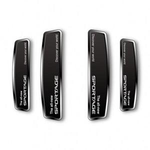 디올뉴스포티지 블랙 쉴드 엠블럼 도어가드