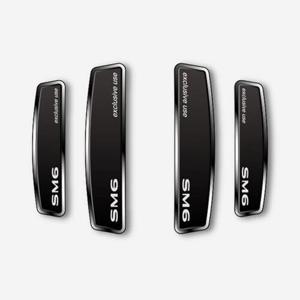 SM6 블랙 쉴드 엠블럼 도어가드