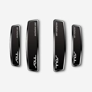 쏘울 블랙 쉴드 엠블럼 도어가드