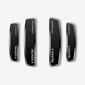 포르테 블랙 쉴드 엠블럼 도어가드