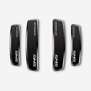 SM5 블랙 쉴드 엠블럼 도어가드