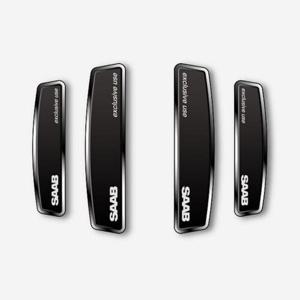 사브 블랙 쉴드 엠블럼 도어가드