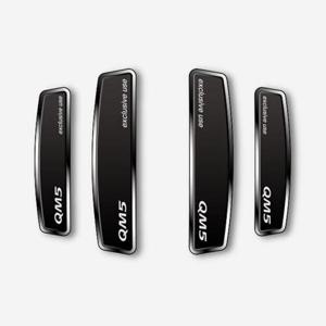 QM5 블랙 쉴드 엠블럼 도어가드