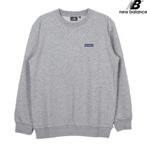 뉴발란스 NBNCDB1013-GR 와펜로고 맨투맨 남녀공용 긴팔티